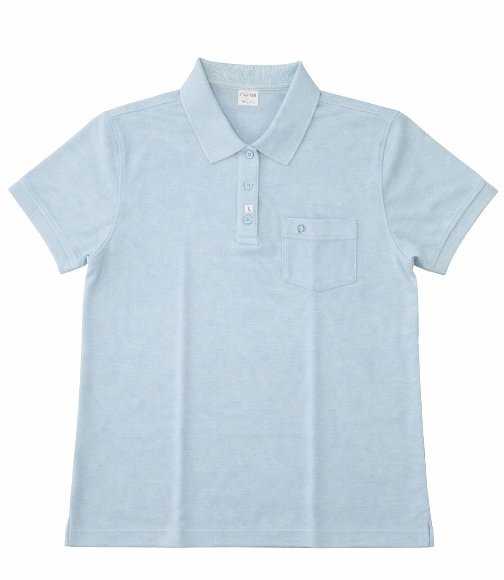 Camisa Polo Celeste Pique