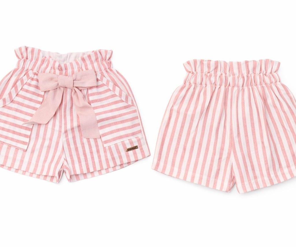 Short Didi Rayas Rosa Viejo