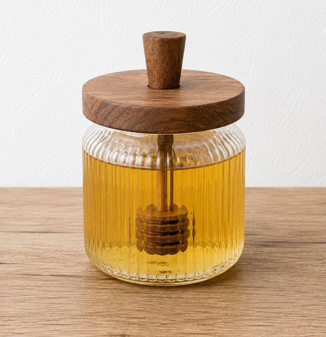 Honey Pot with Drizzler Mielero
