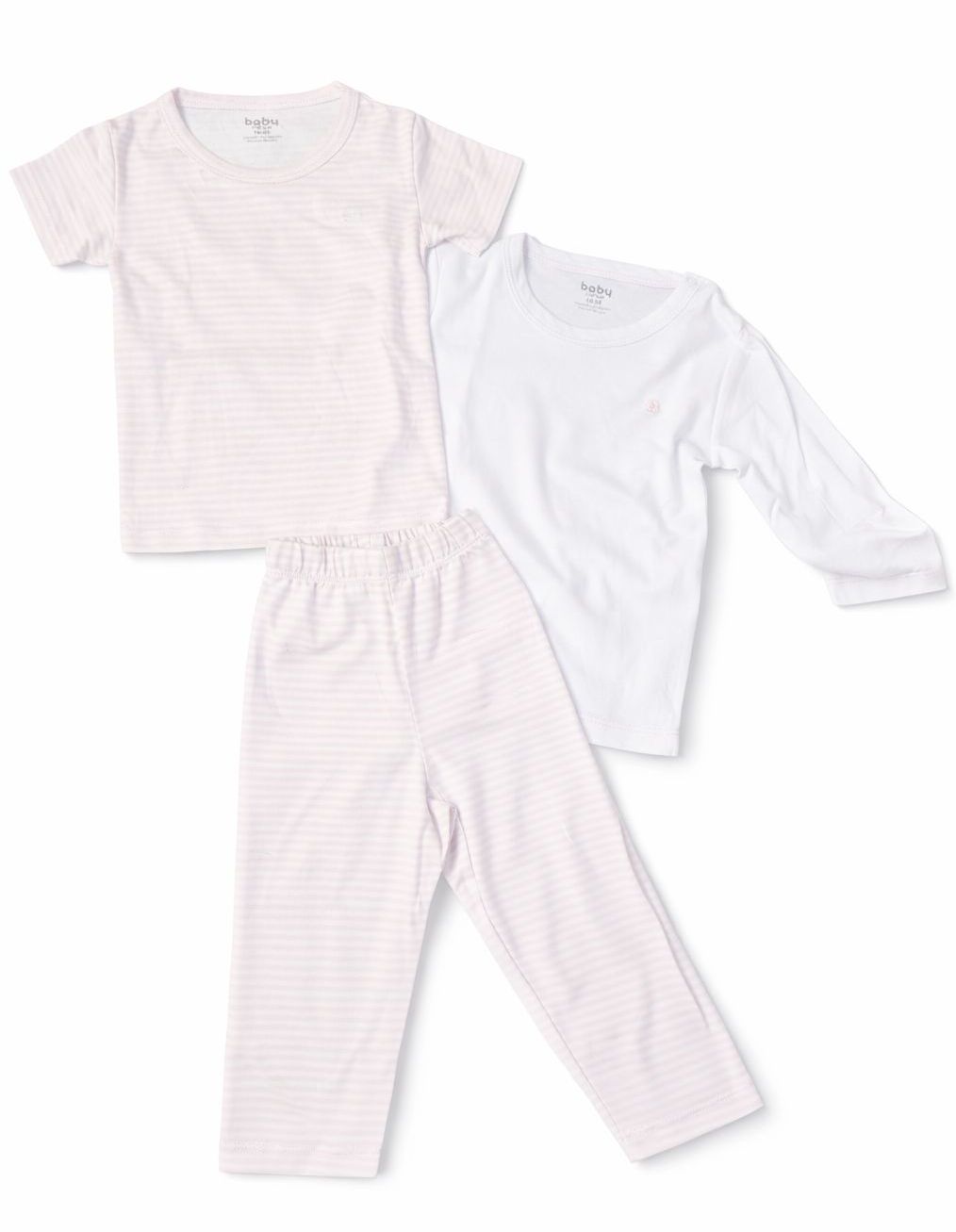 Pijama para Bebé Rayas Rosa