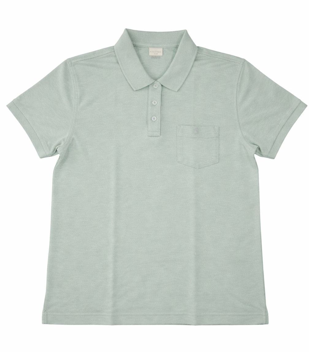 Camisa Polo Verde Eucalipto Pique