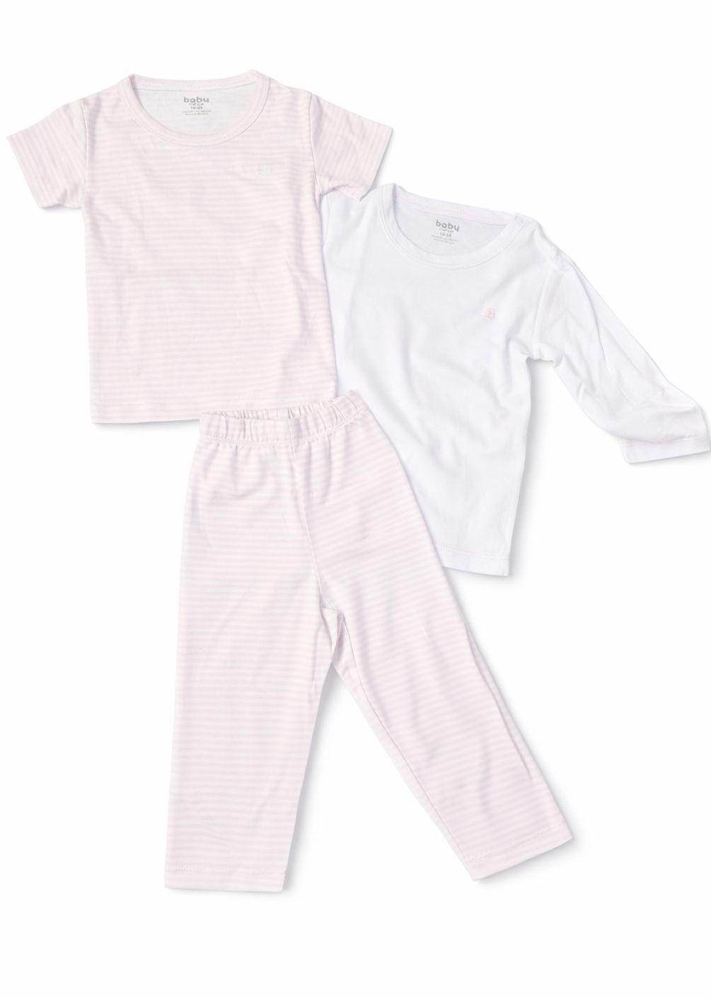 Pijama para Bebé Rayas Rosa