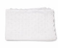 Swaddle para Bebé Blanco Orilla Rombos