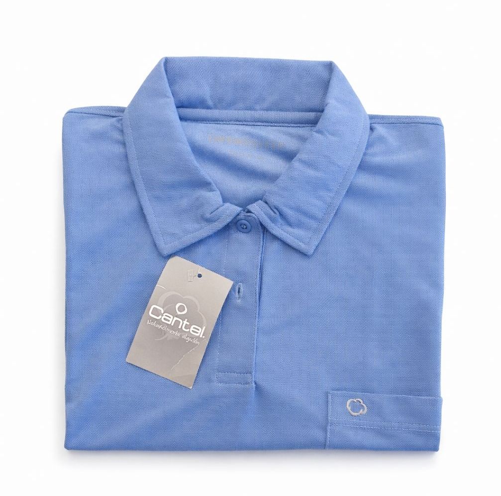 Camisa Polo Azul Ibiza