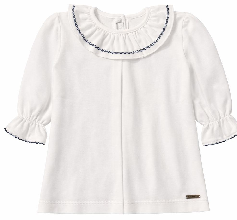 Polera Sara Bord Azul
