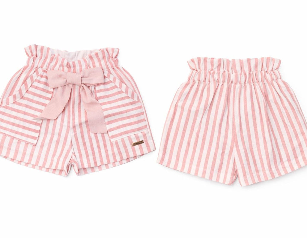 Short Didi Rayas Rosa Viejo