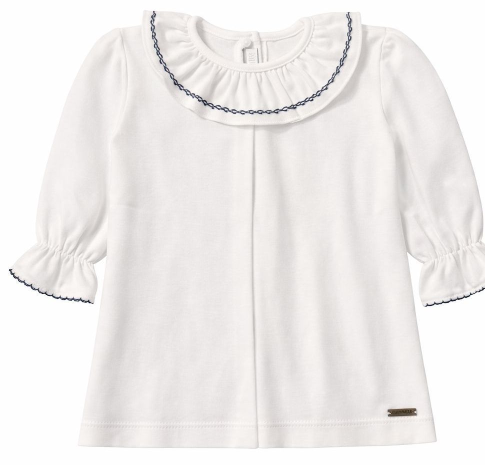 Polera Sara Bord Azul