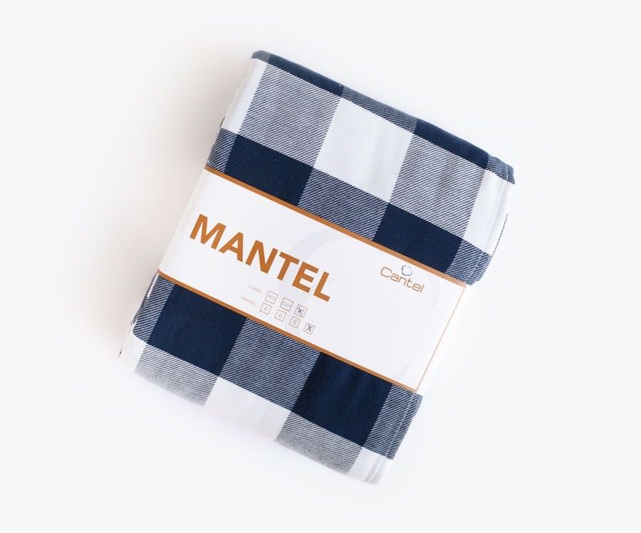 Mantel Rectangular Céfiro Azul Marino