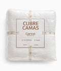Cubrecama Waffle Matqueen Blanco