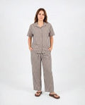 Pijama Jersy "S" Rayas Marrón