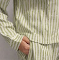 Pijama "S" Chalis Rayas Verdes
