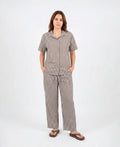 Pijama Jersy "Xxl" Rayas Marrón
