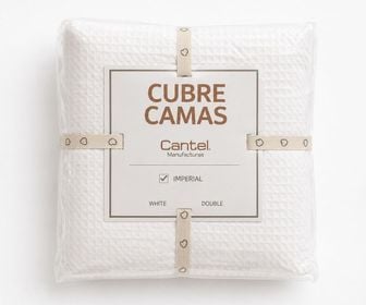 Cubrecama Waffle Blanco Imperial