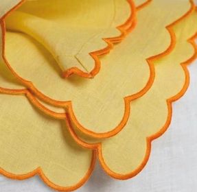 Servilleta De Lino Amarillo