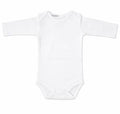 Body 0-3M Cuello Americano Blanco Ml