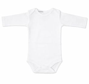 Body 0-3M Cuello Americano Blanco Ml