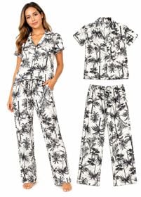 Pijama "Xs" Chalis Palmera Ivory Black