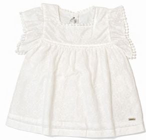 Blusa 12M Flor Perla