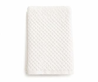 Toalla Ajedrezada Baño Blanca